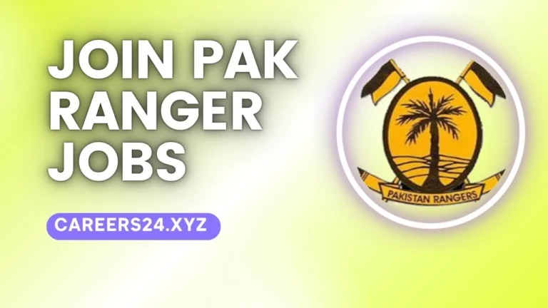 Pak Ranger Jobs 2024 Application Form