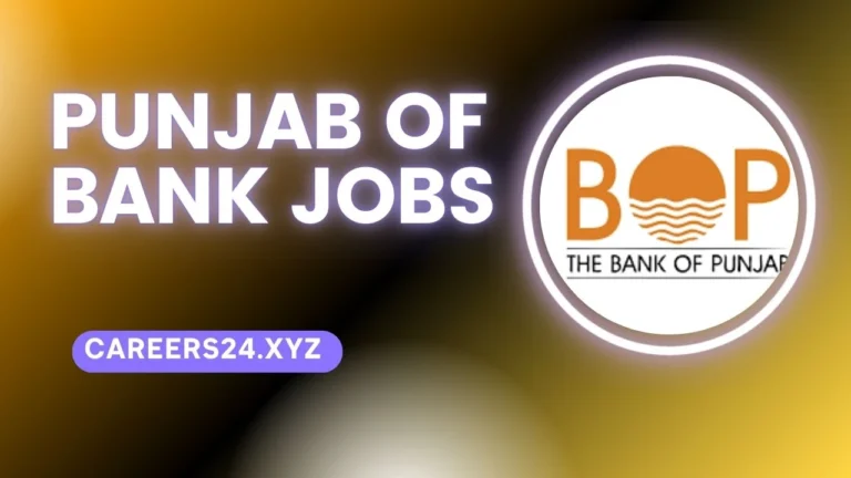 Punjab of Bank Jobs 2024 Online Apply