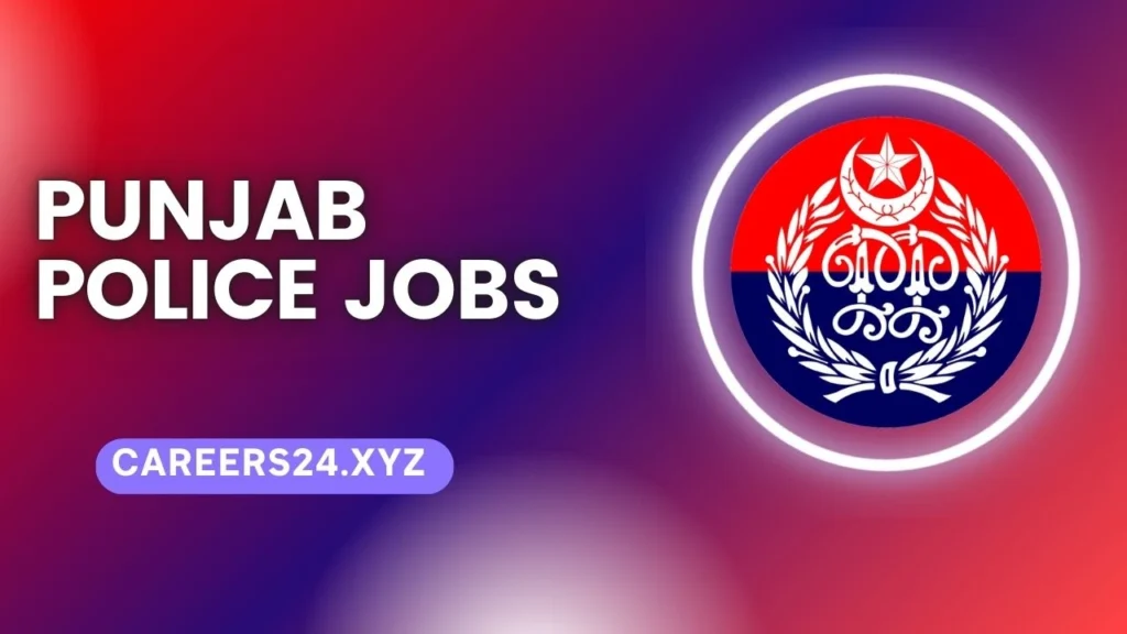 Punjab Police Jobs 2024 Application Form